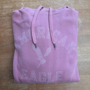 American Eagle Dusty Rose Pullover Hoodie
